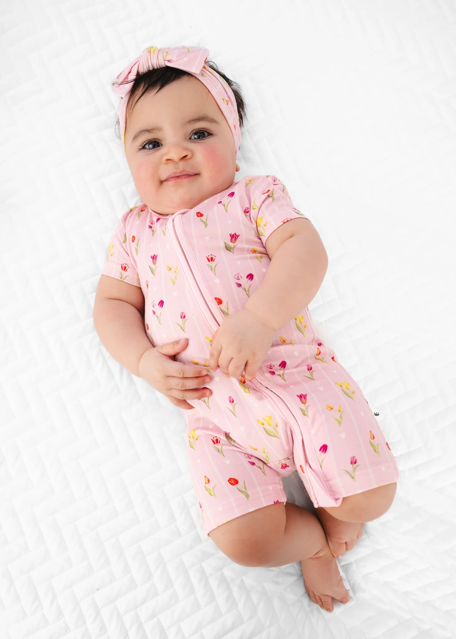 Ann Christine Floral Shortie Romper - Image 3