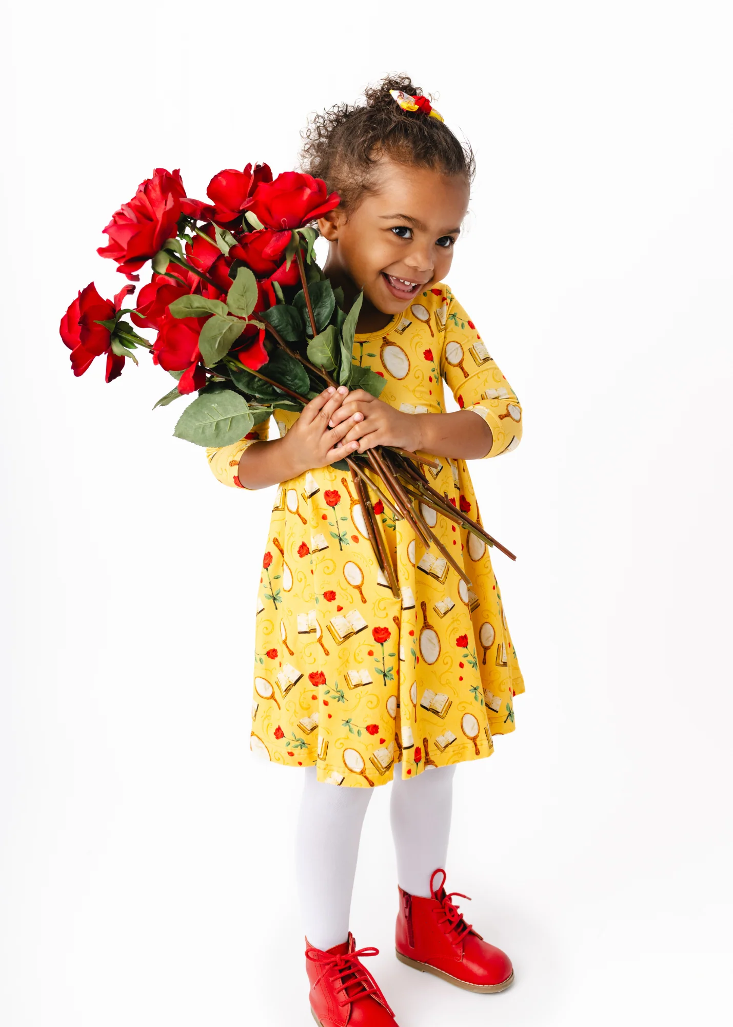 Beauty Long Sleeve Twirl Dress - Image 3