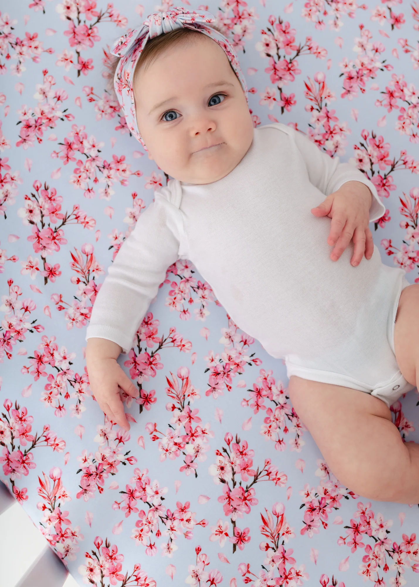 Cherry Blossom Crib Sheet - Image 4