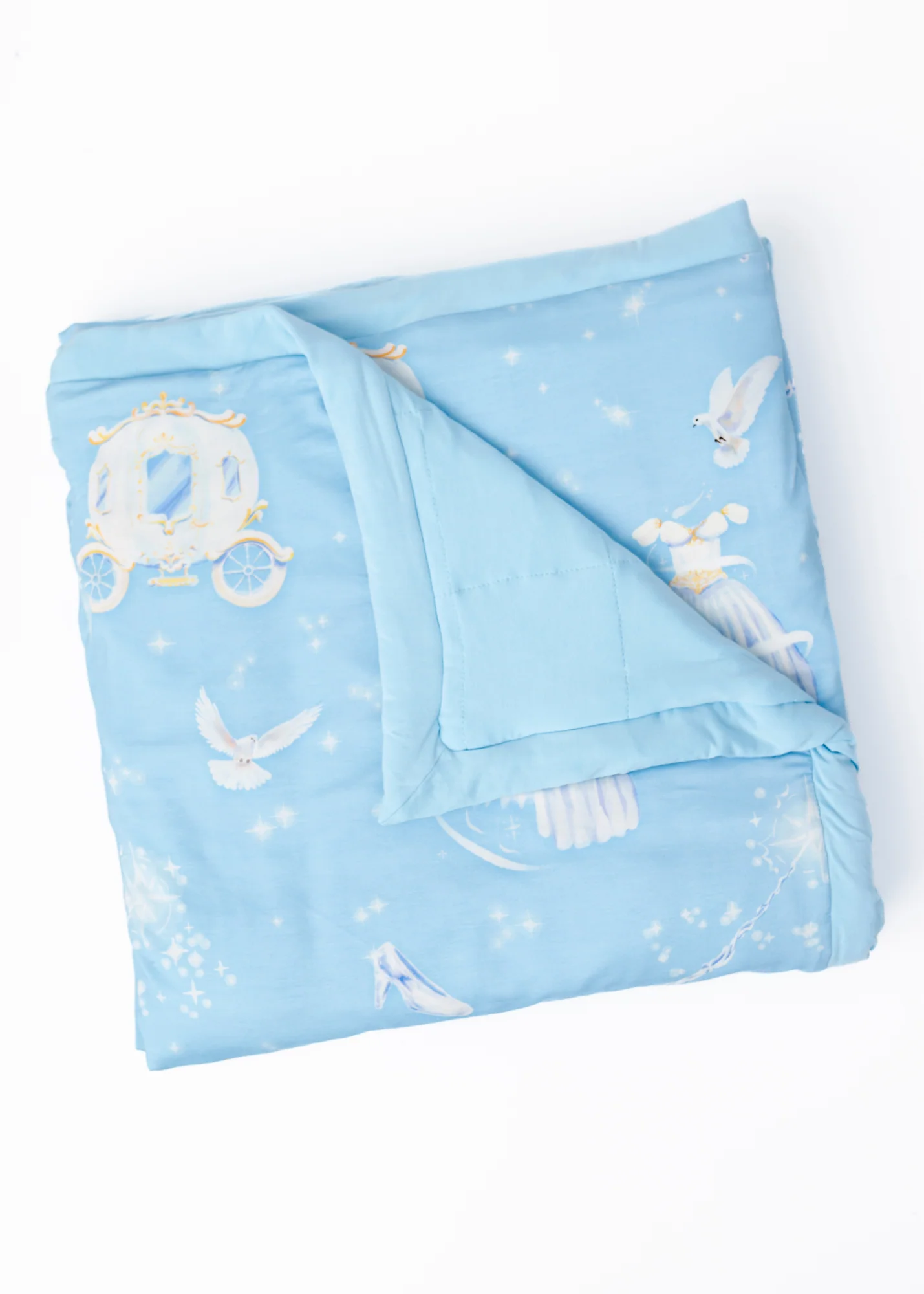 Cinderella Large Quilted Bamboo Blanket - Image 3