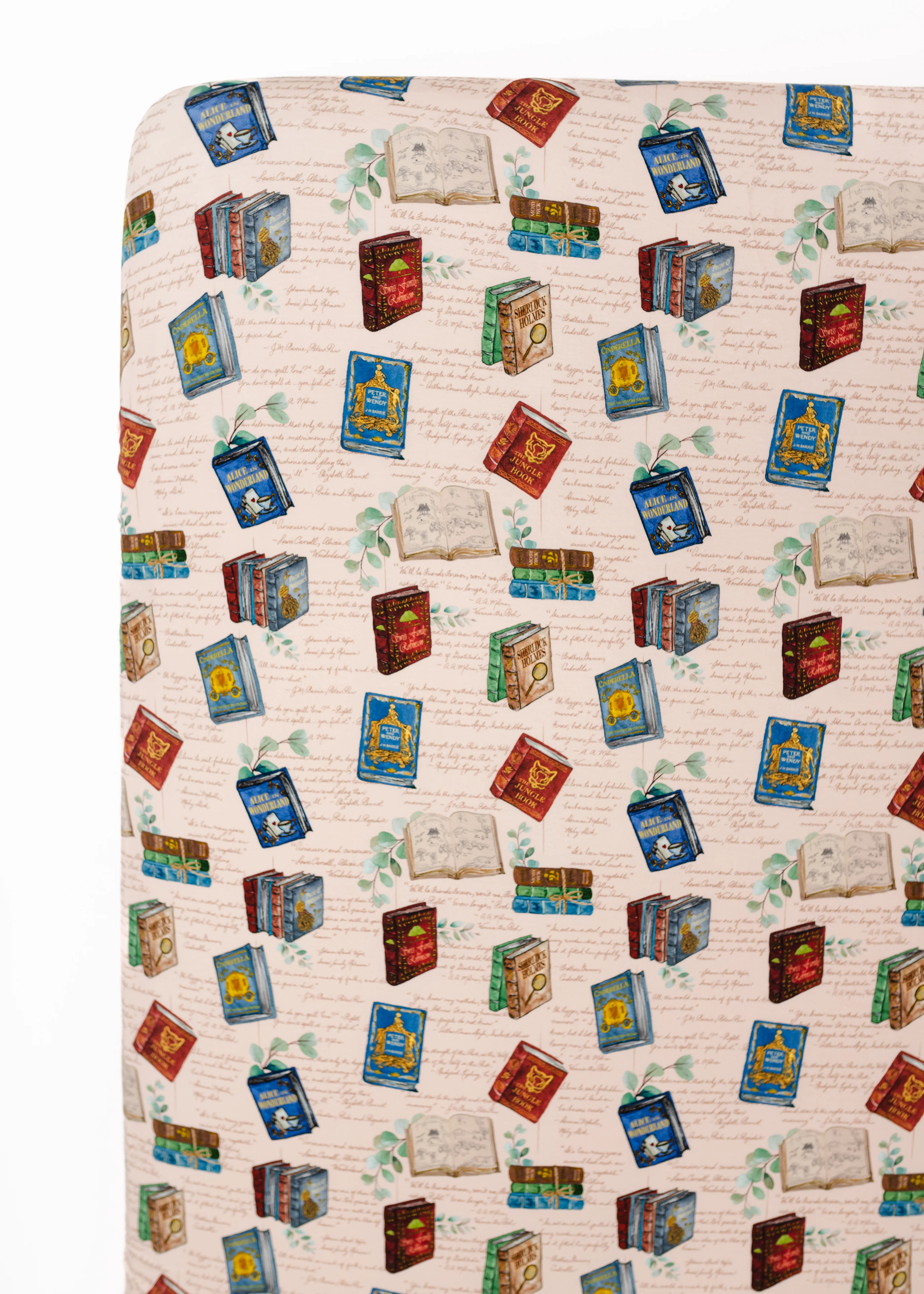 Classic Books Bamboo Crib Sheet - Image 3