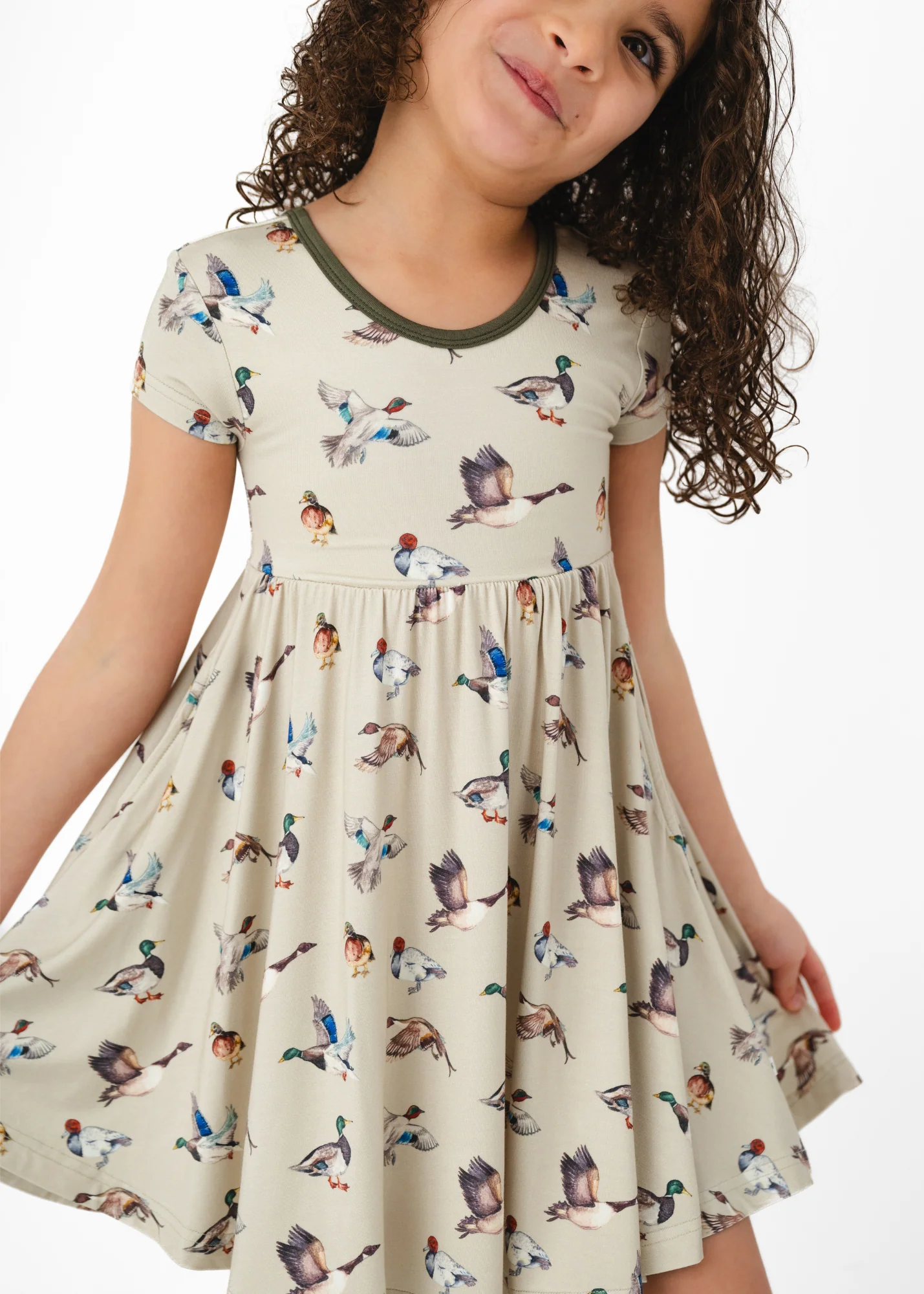 Duck Duck Goose Bamboo Twirl Dress - Image 3