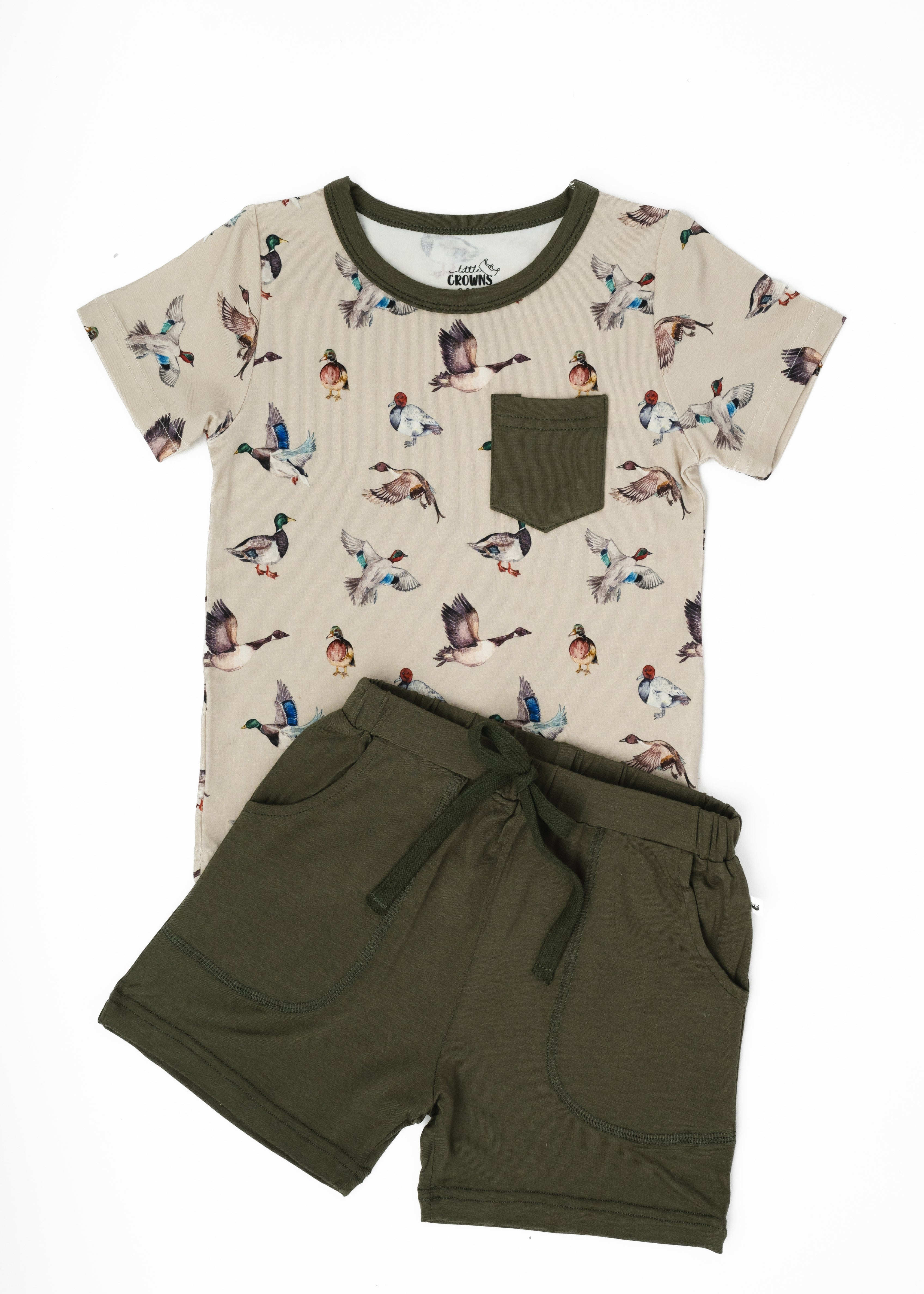 Duck Duck Goose Pocket Tee & Short Sets - Image 3
