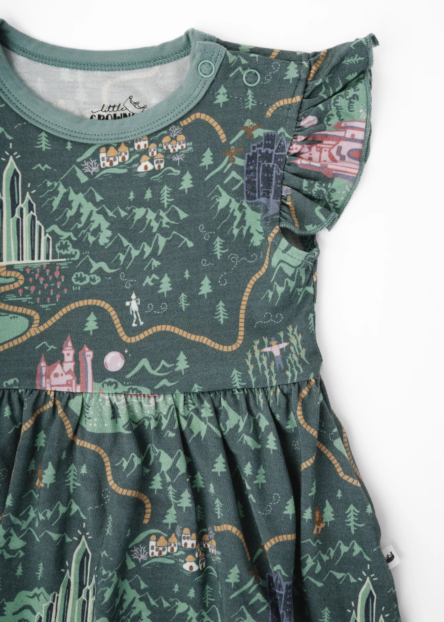 Emerald City Baby Flutter Dress - Image 4