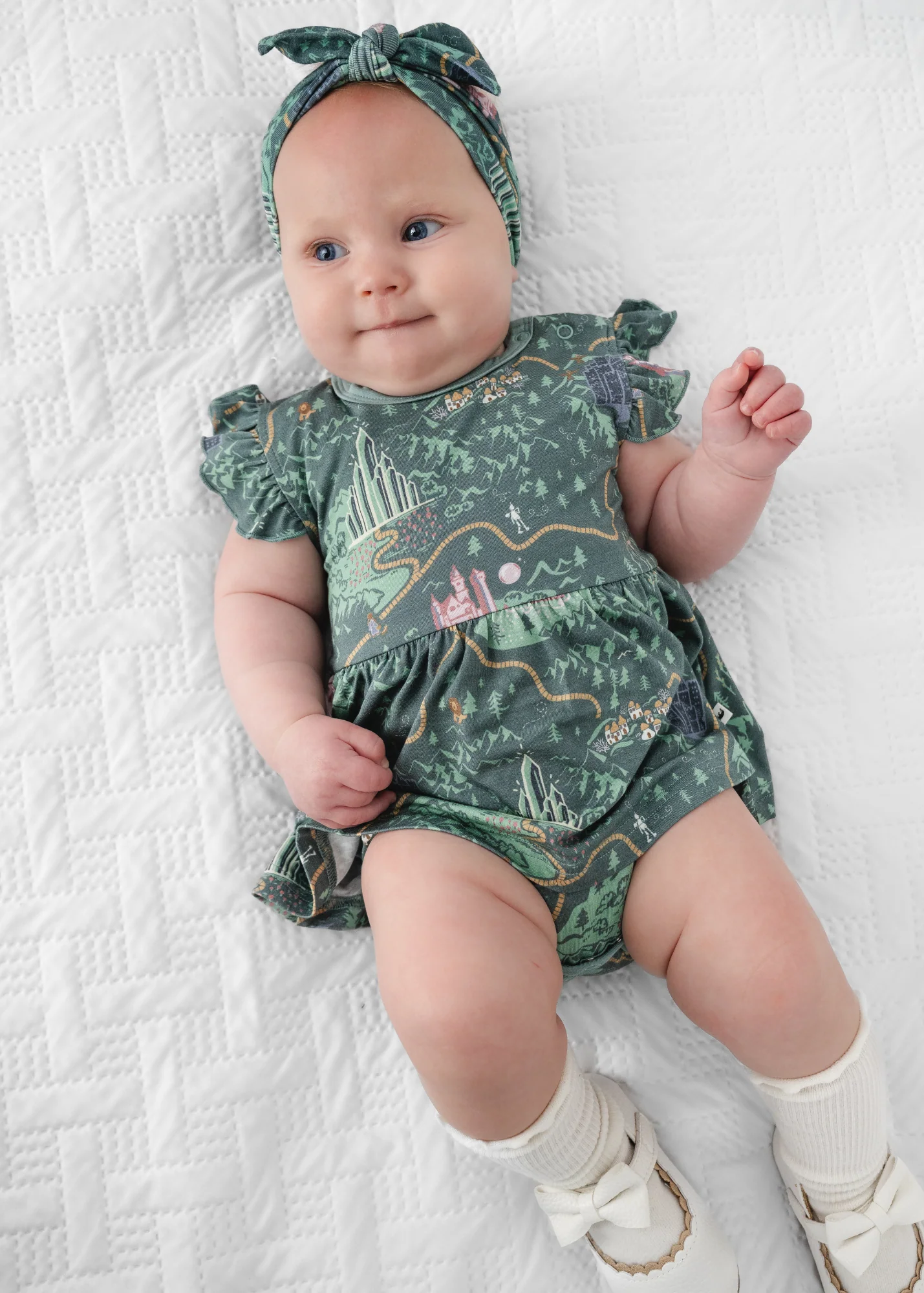 Emerald City Baby Flutter Dress - Image 6