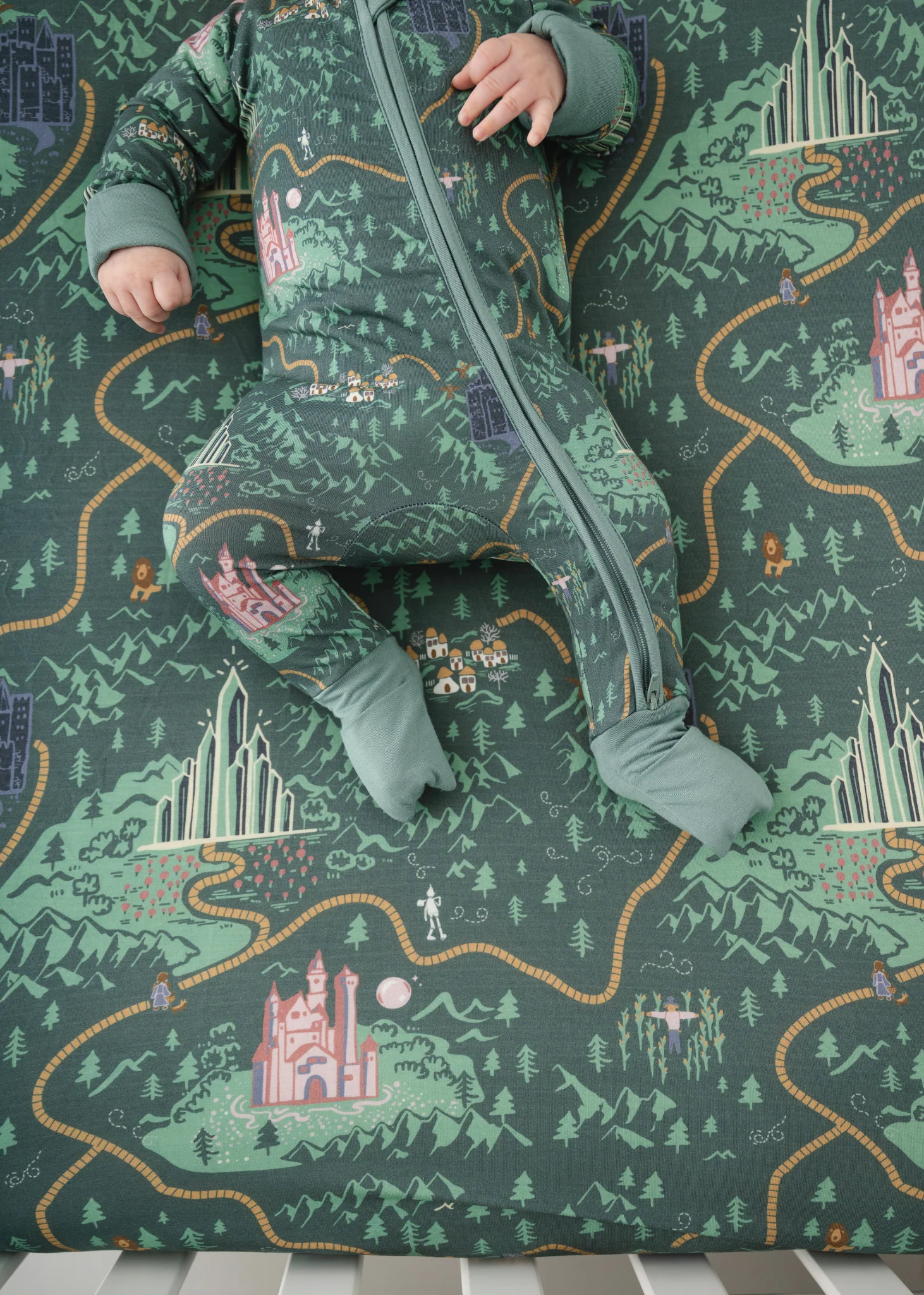 Emerald City Bamboo Crib Sheet - Image 3