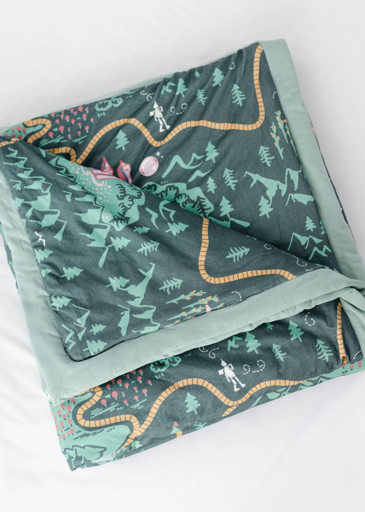 Emerald City Large Quilted Bamboo Blanket - Image 5