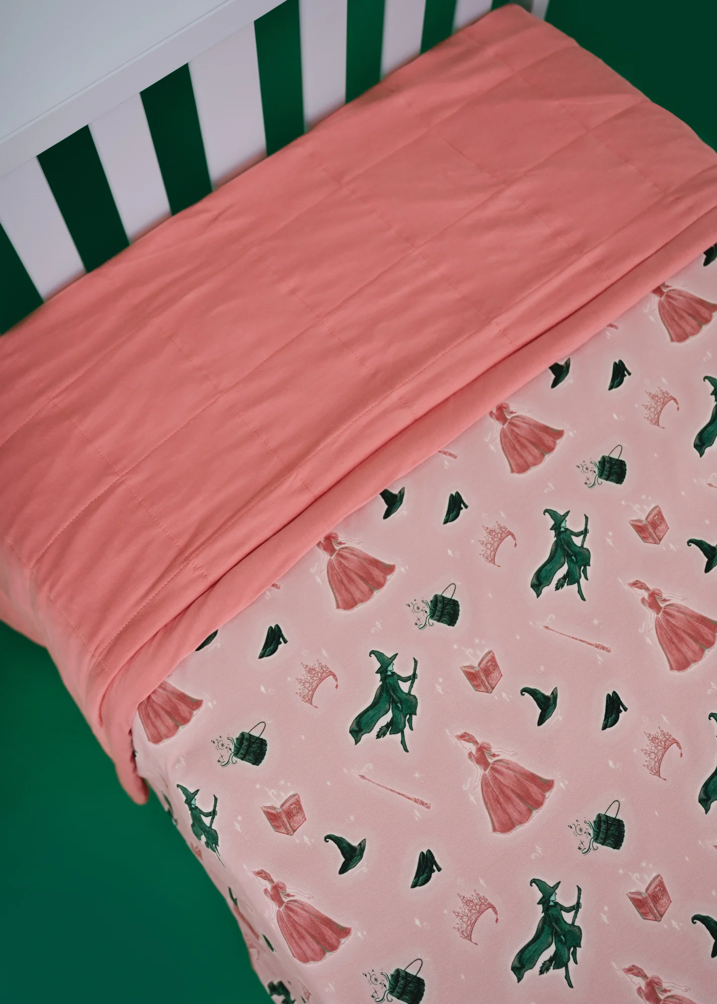 Good Witch Bad Witch Large Quilted Bamboo Blanket - Image 4