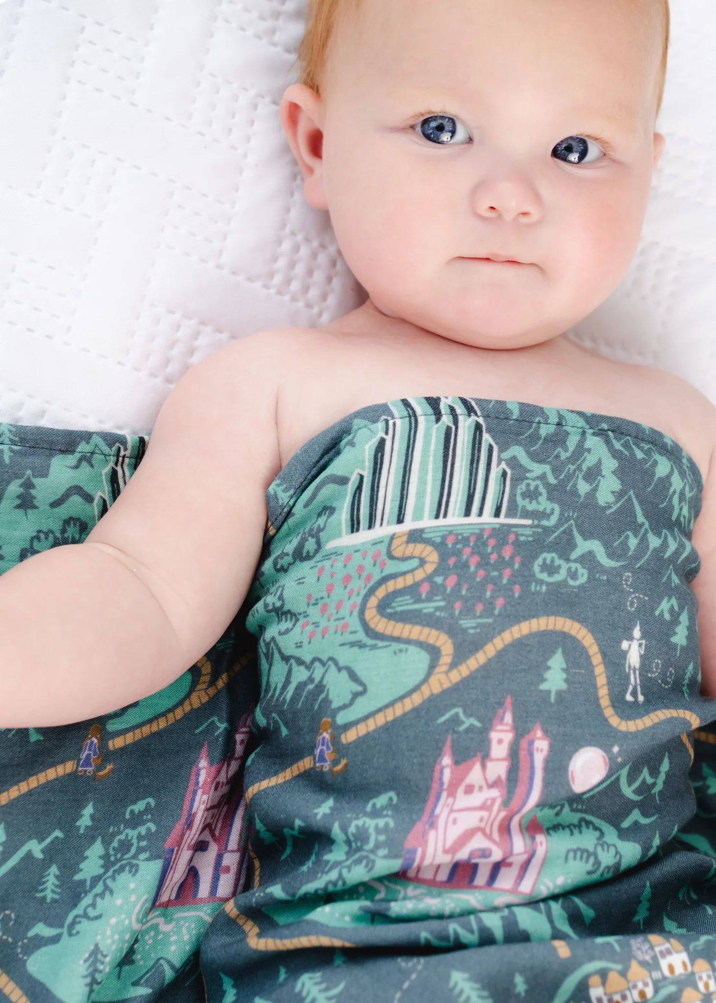 Emerald City Swaddle Blanket - Image 5