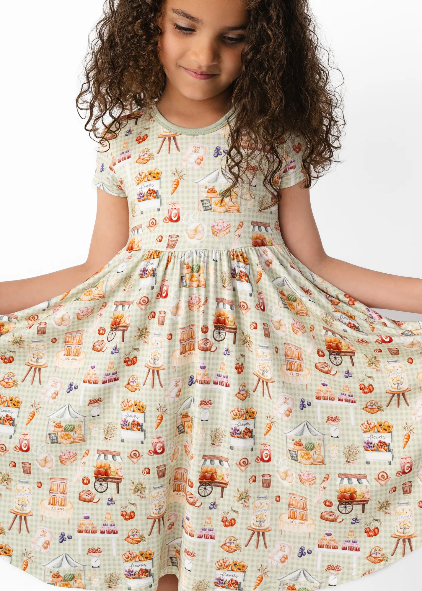 Farmer's Market Bamboo Twirl Dress - Image 3