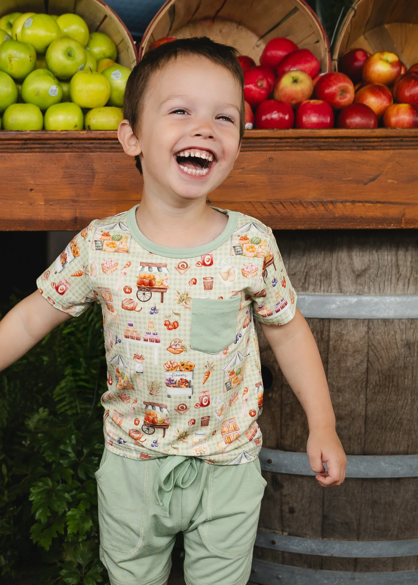 Farmer's Market Pocket Tee & Short Sets - Image 3