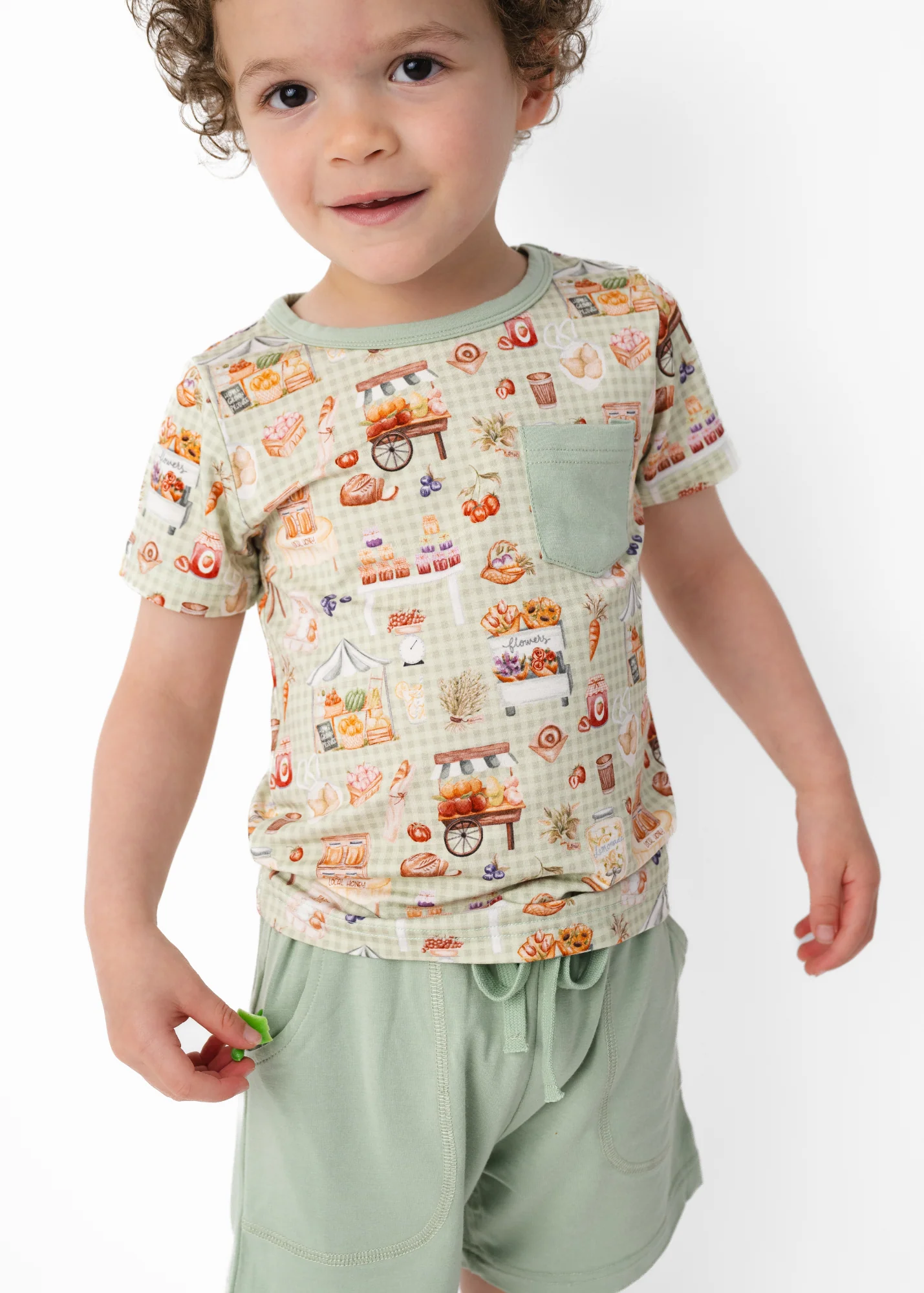 Farmer's Market Pocket Tee & Short Sets - Image 4