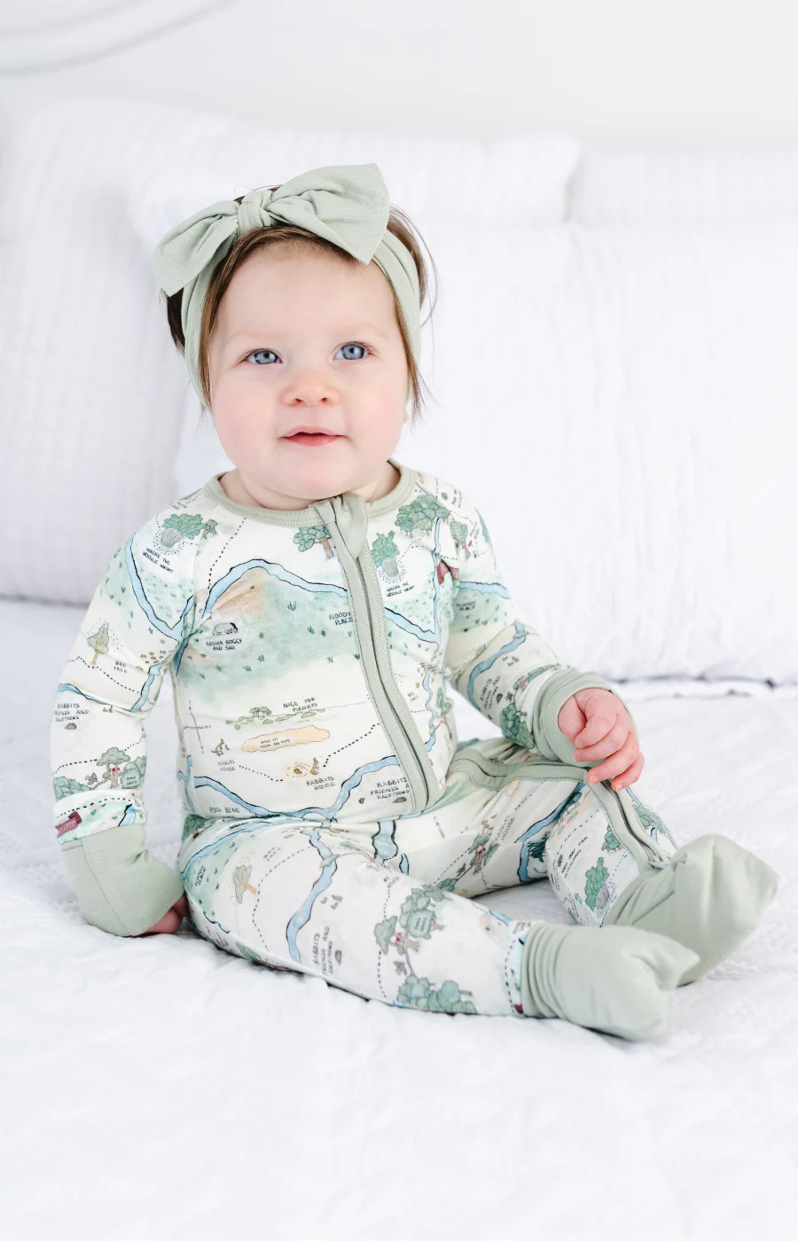 Hundred Acre Woods Bamboo Zippered Sleeper - Image 5