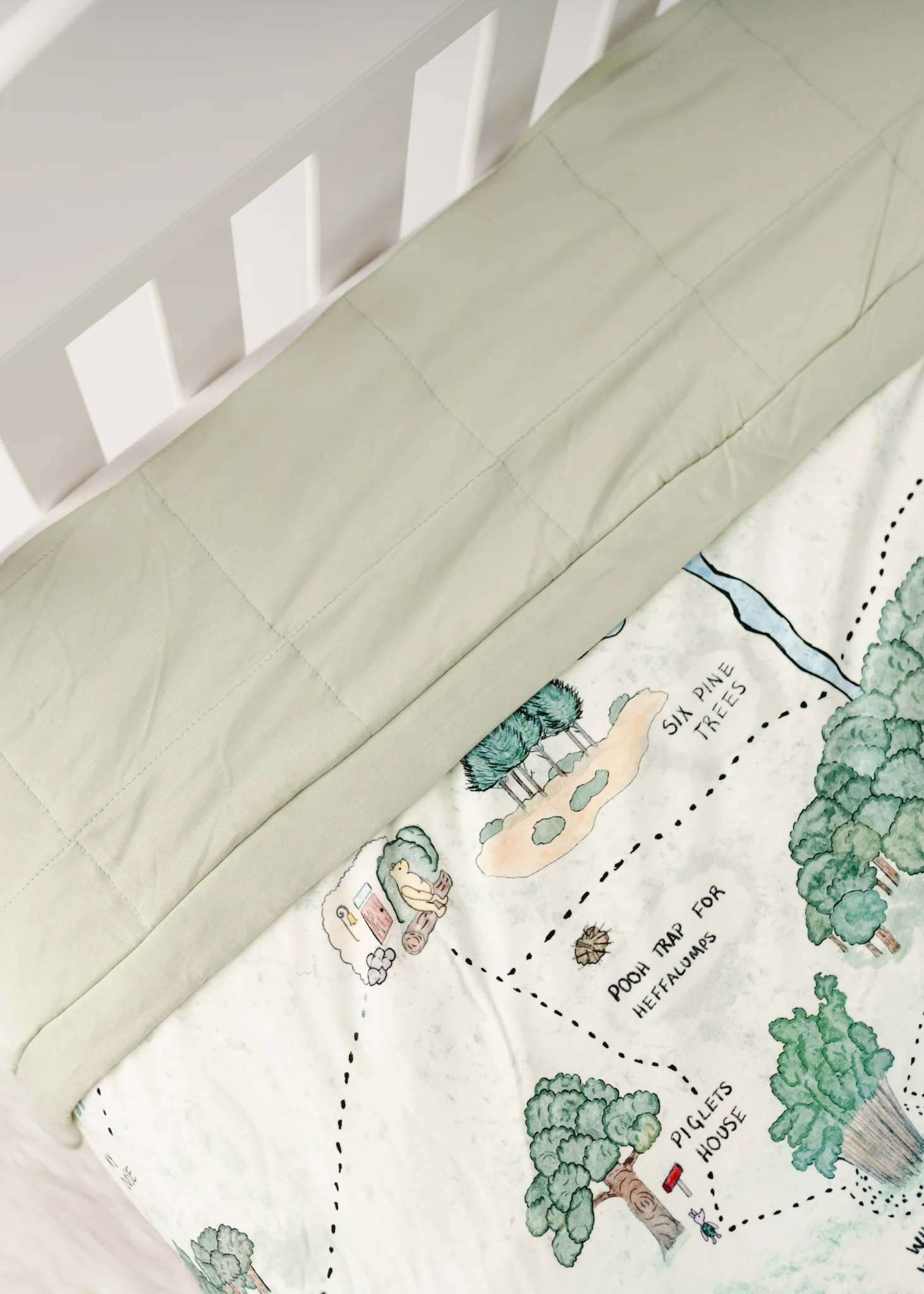 Hundred Acre Woods Large Quilted Bamboo Blanket - Image 7