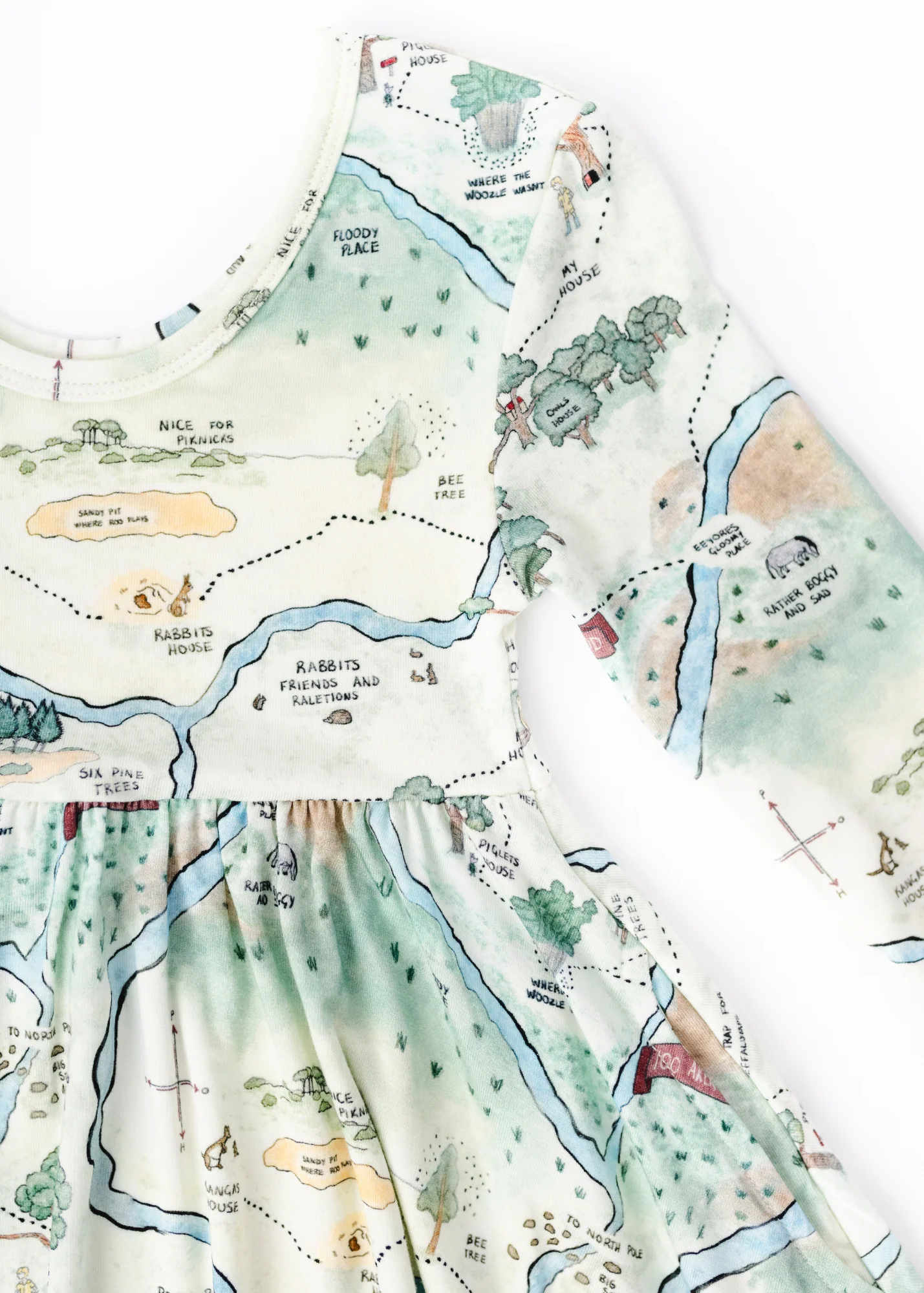 Hundred Acre Woods Long Sleeve Twirl Dress - Image 3