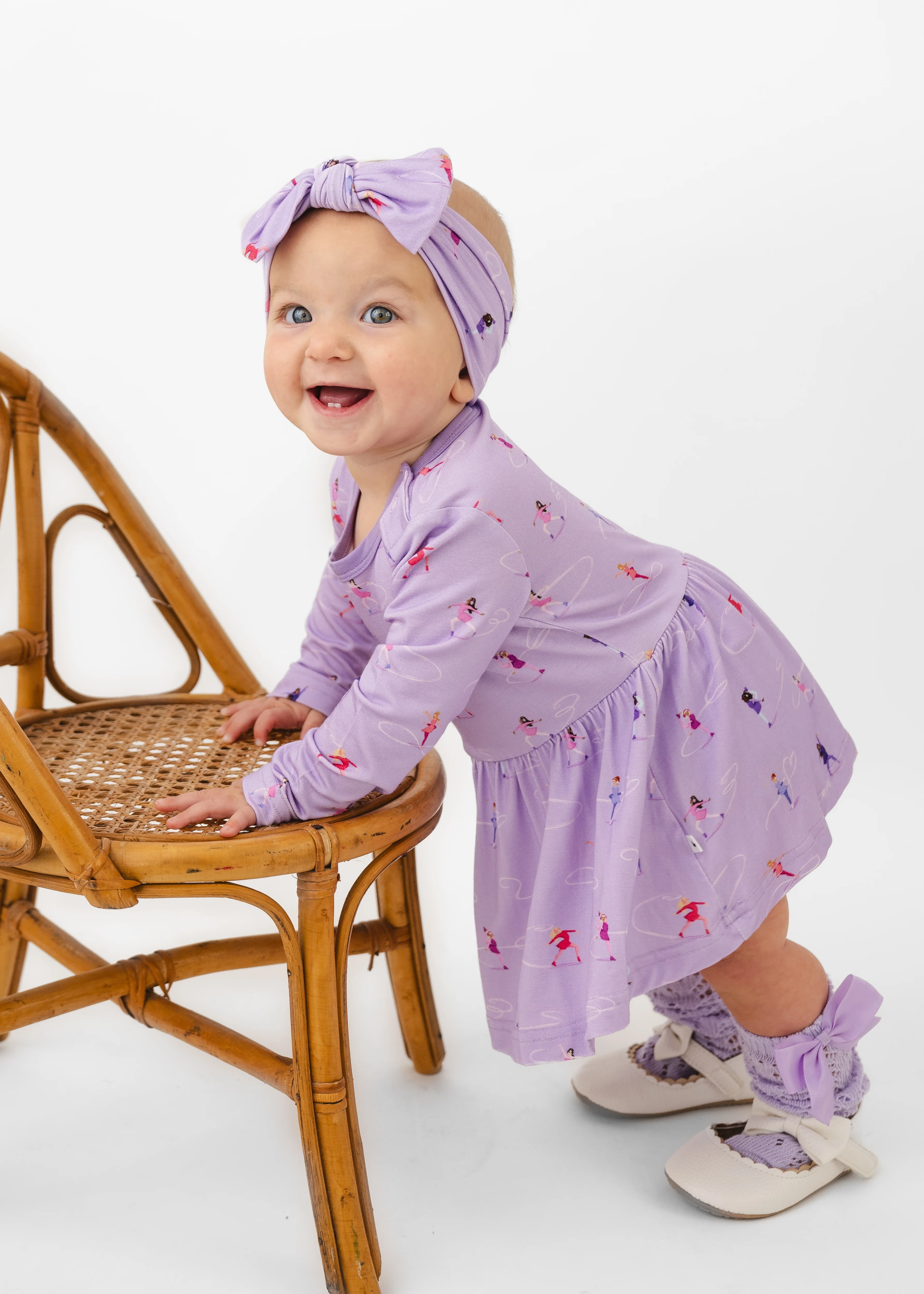 Ice Skating Baby Dress - Image 4