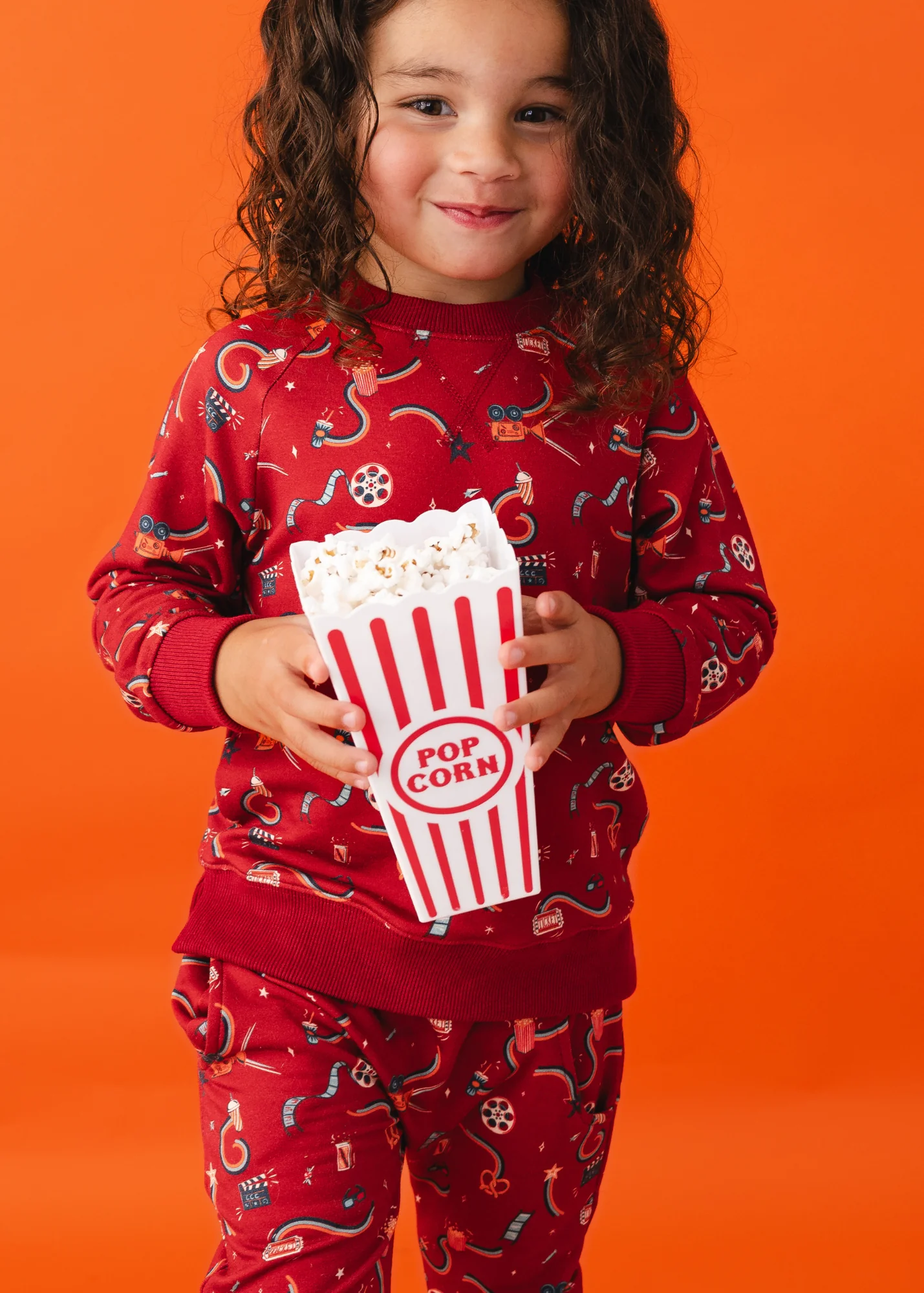 Movie Night Bamboo Kids Jogger Set - Image 4