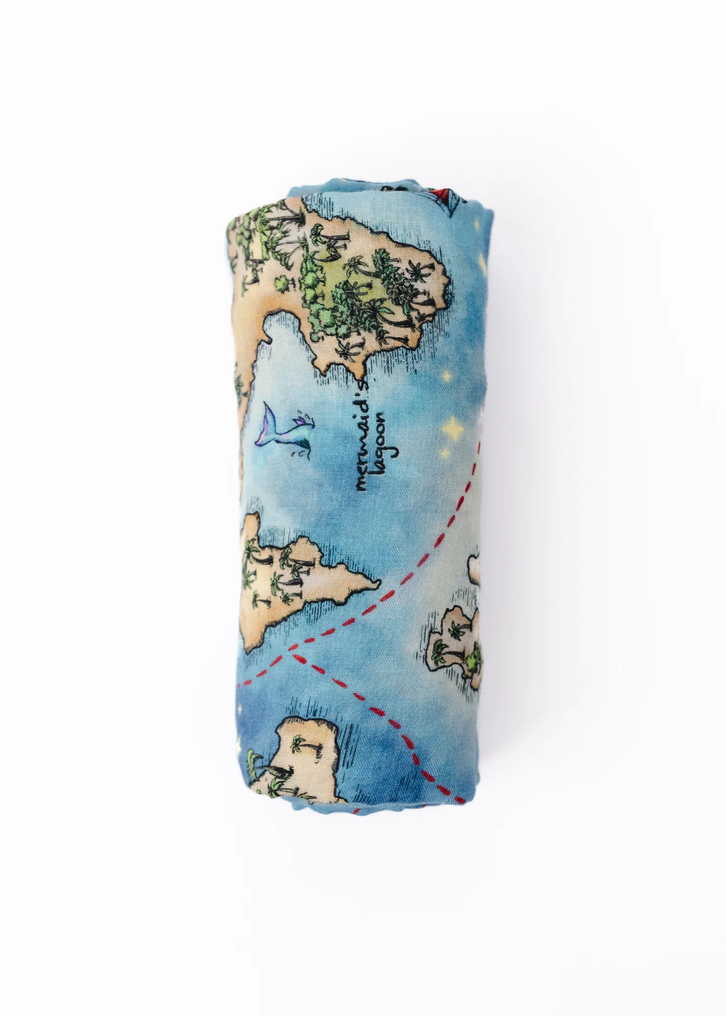 Neverland Map Swaddle Blanket - Image 3