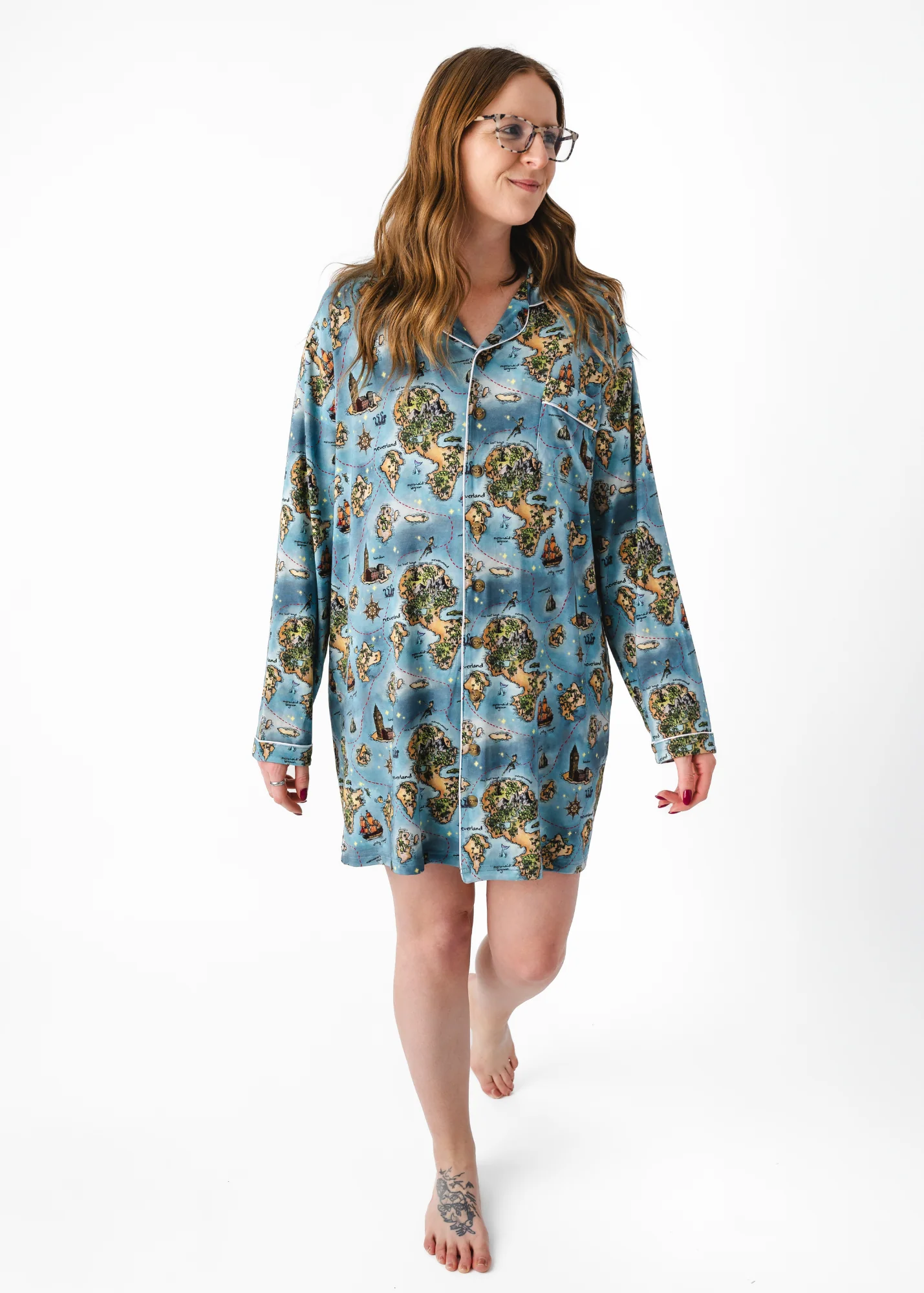 Neverland Women's Long Sleeve Nightgown - Image 3