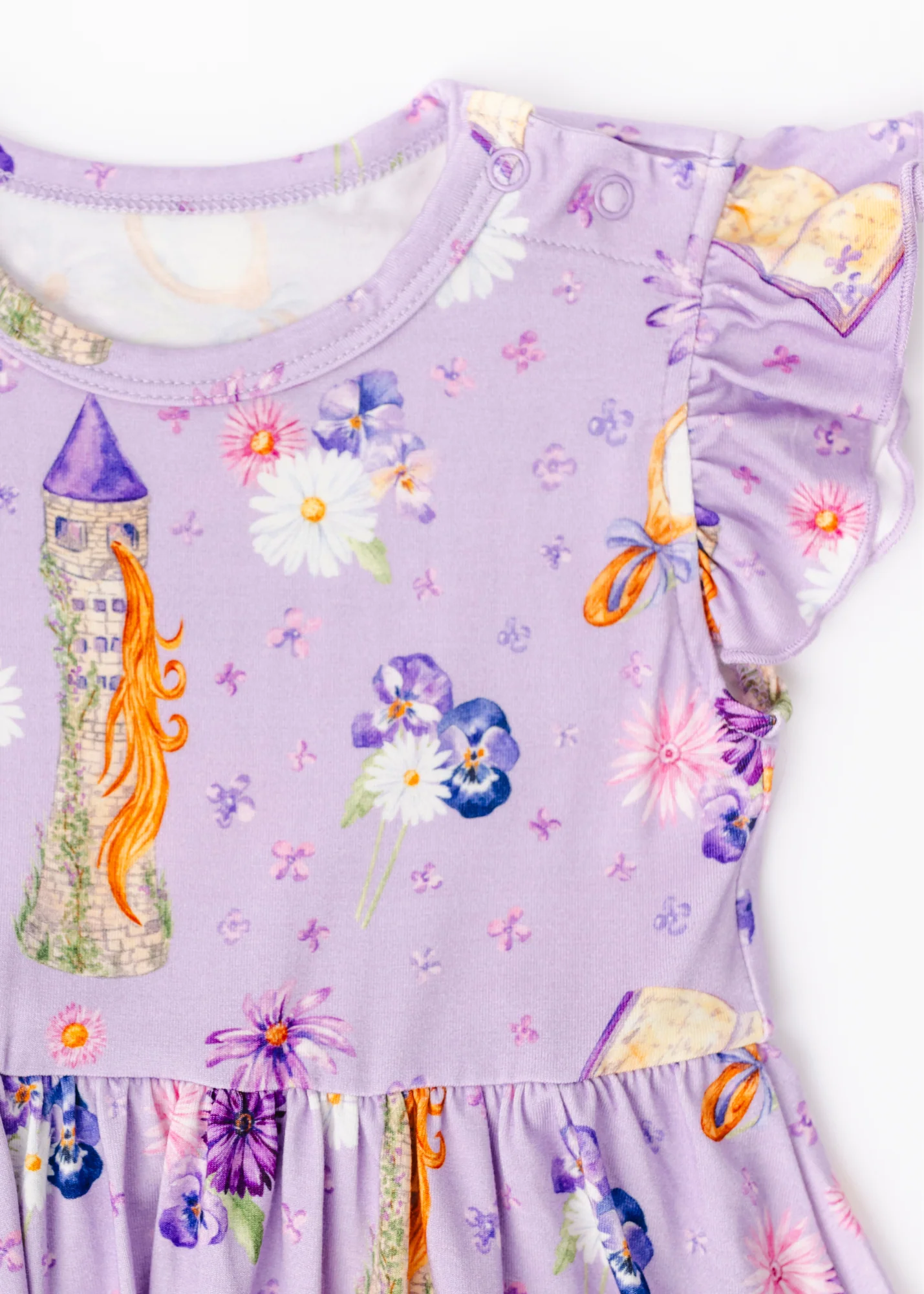 Rapunzel Baby Flutter Dress - Image 4
