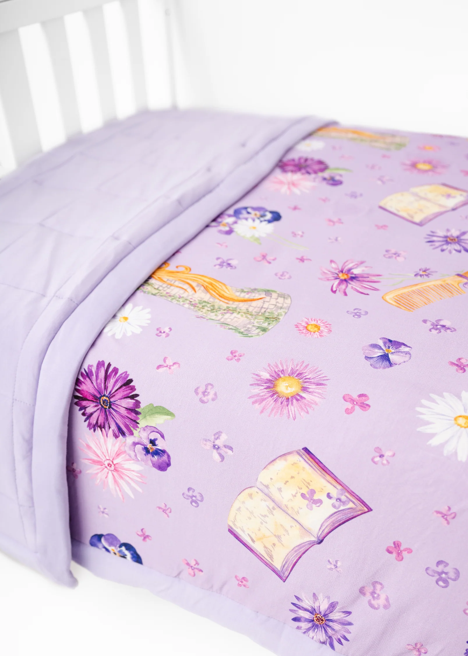 Rapunzel Large Quilted Bamboo Blanket - Image 5