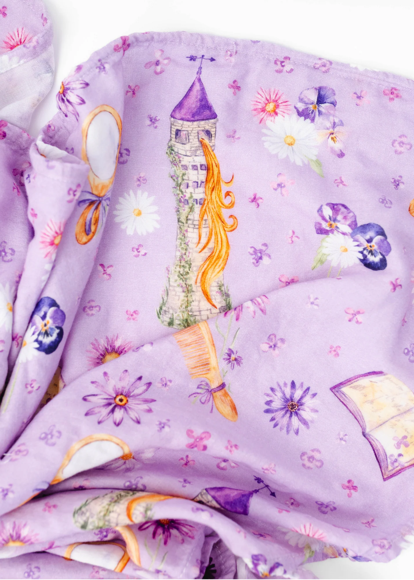 Rapunzel Swaddle Blanket - Image 4