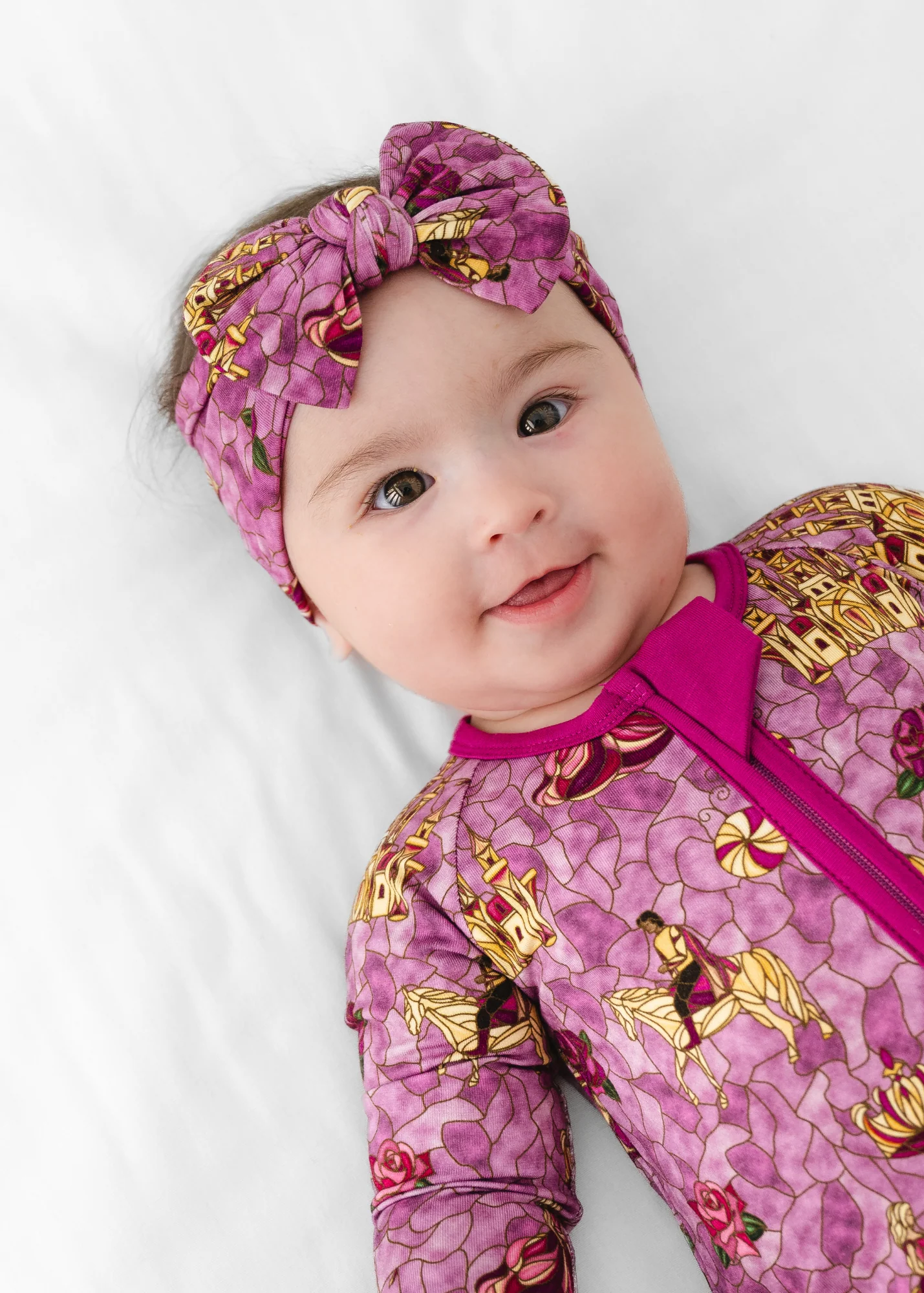 Royal Stained Glass Hair Bow - Image 3