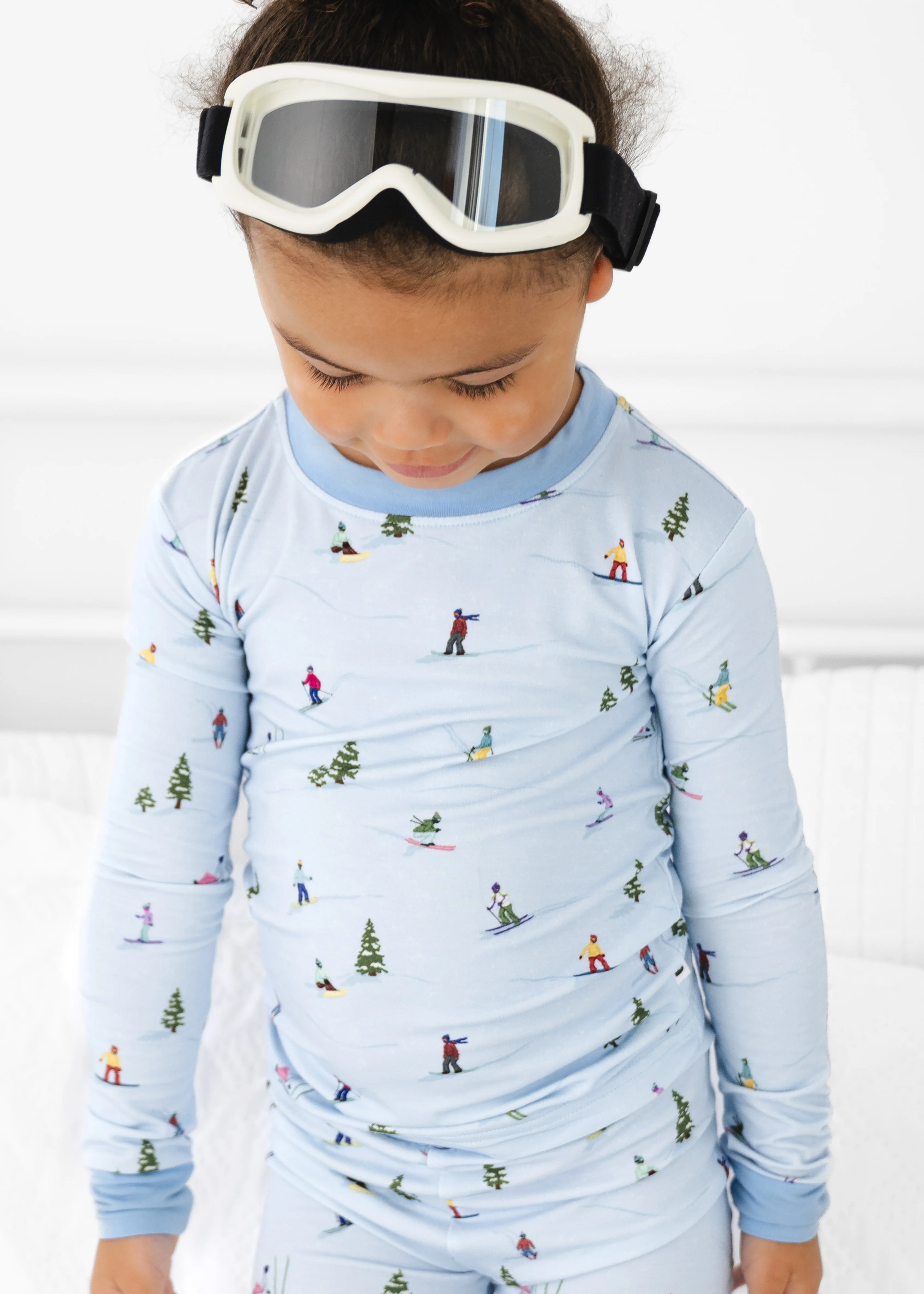 Skiing Bamboo Pajama Set - Image 3