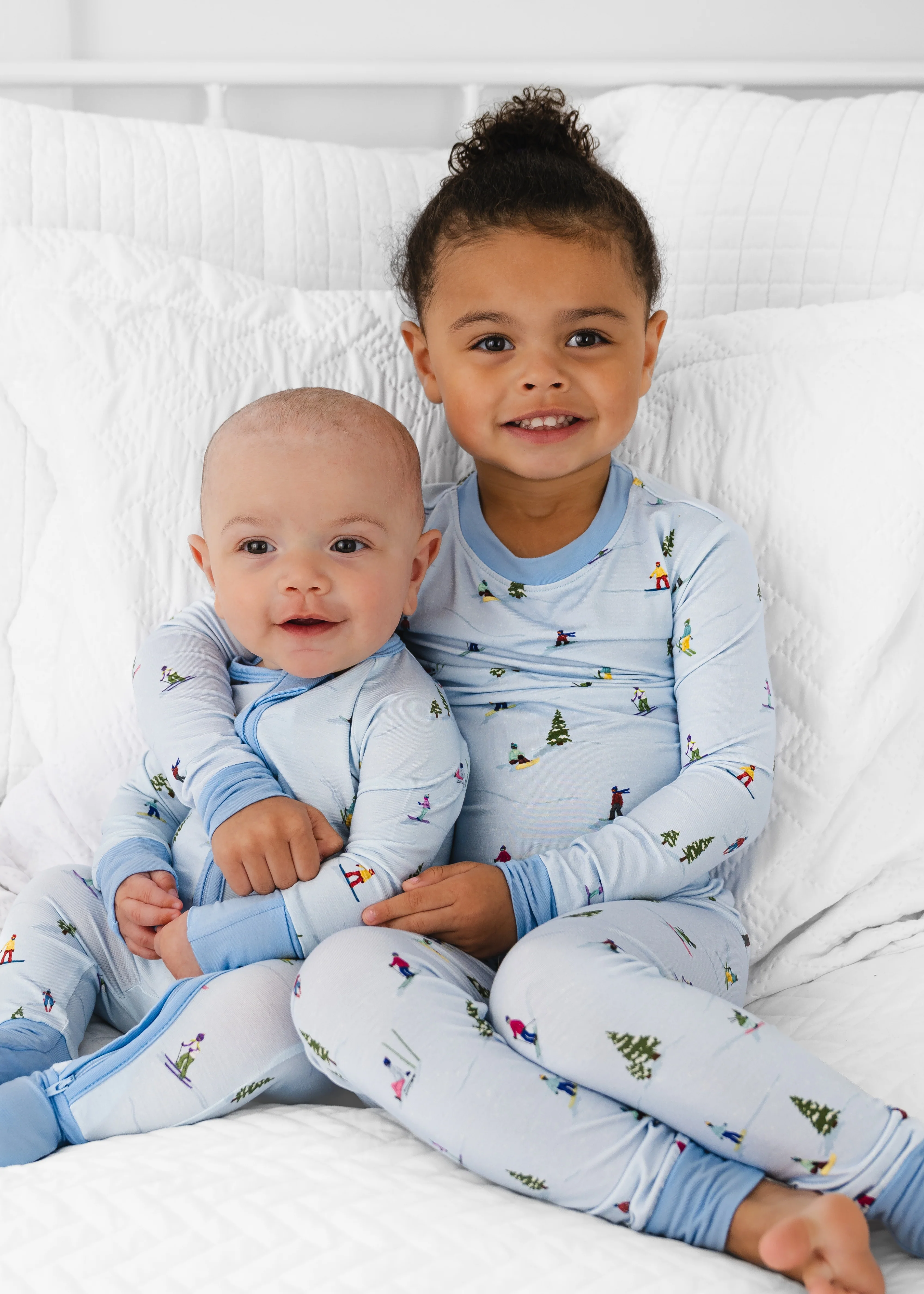 Skiing Bamboo Pajama Set - Image 5