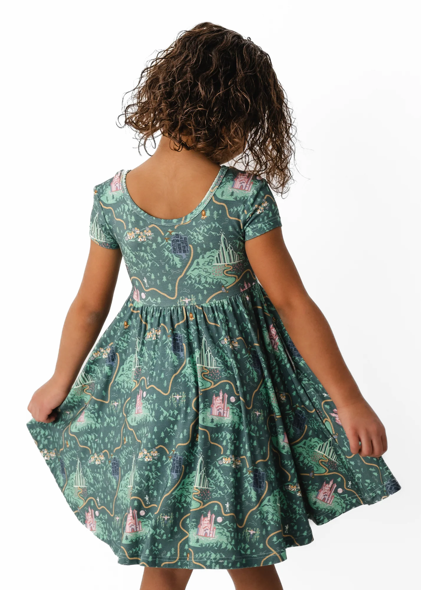 Emerald City Bamboo Twirl Dress - Image 3