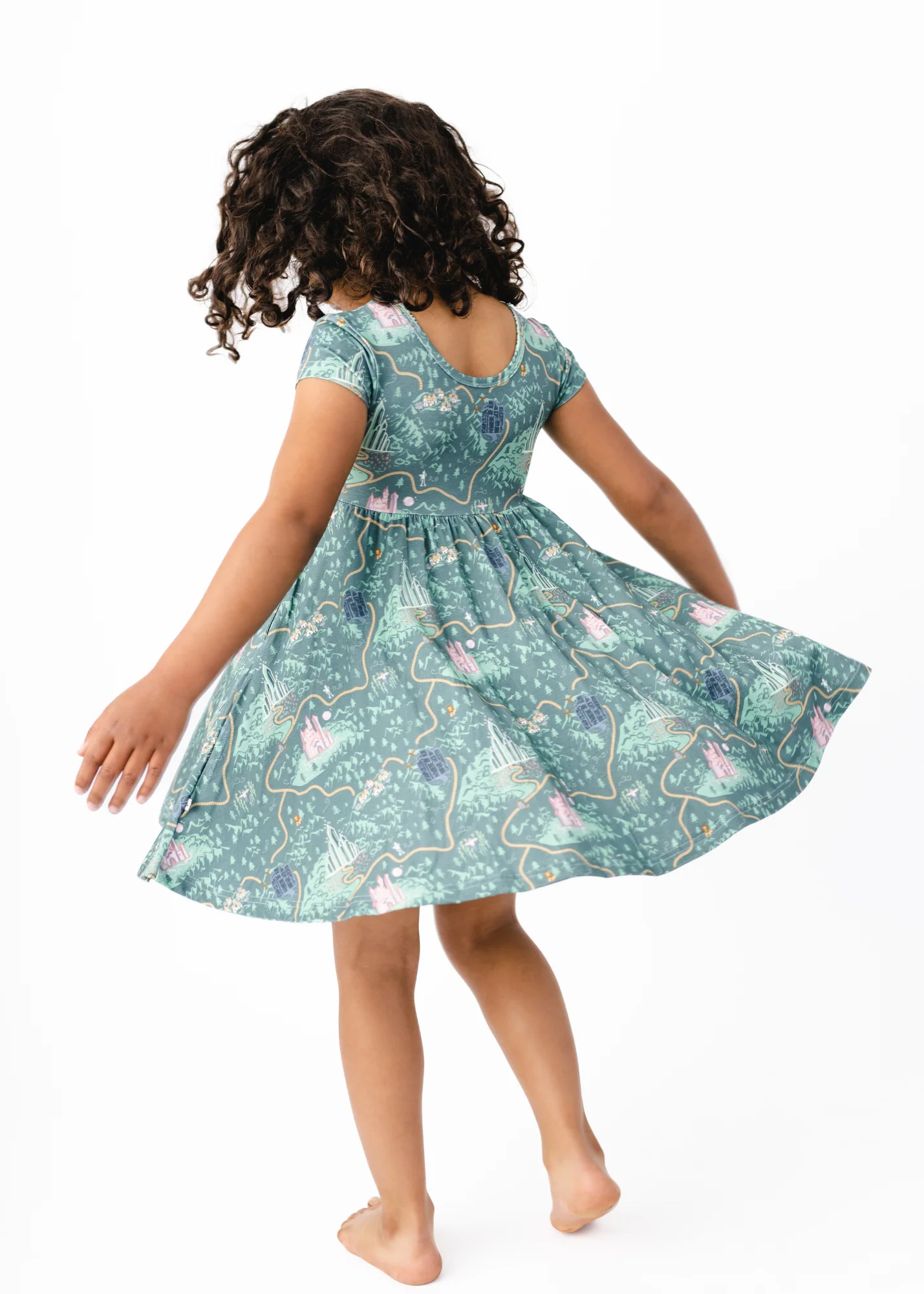 Emerald City Bamboo Twirl Dress - Image 6