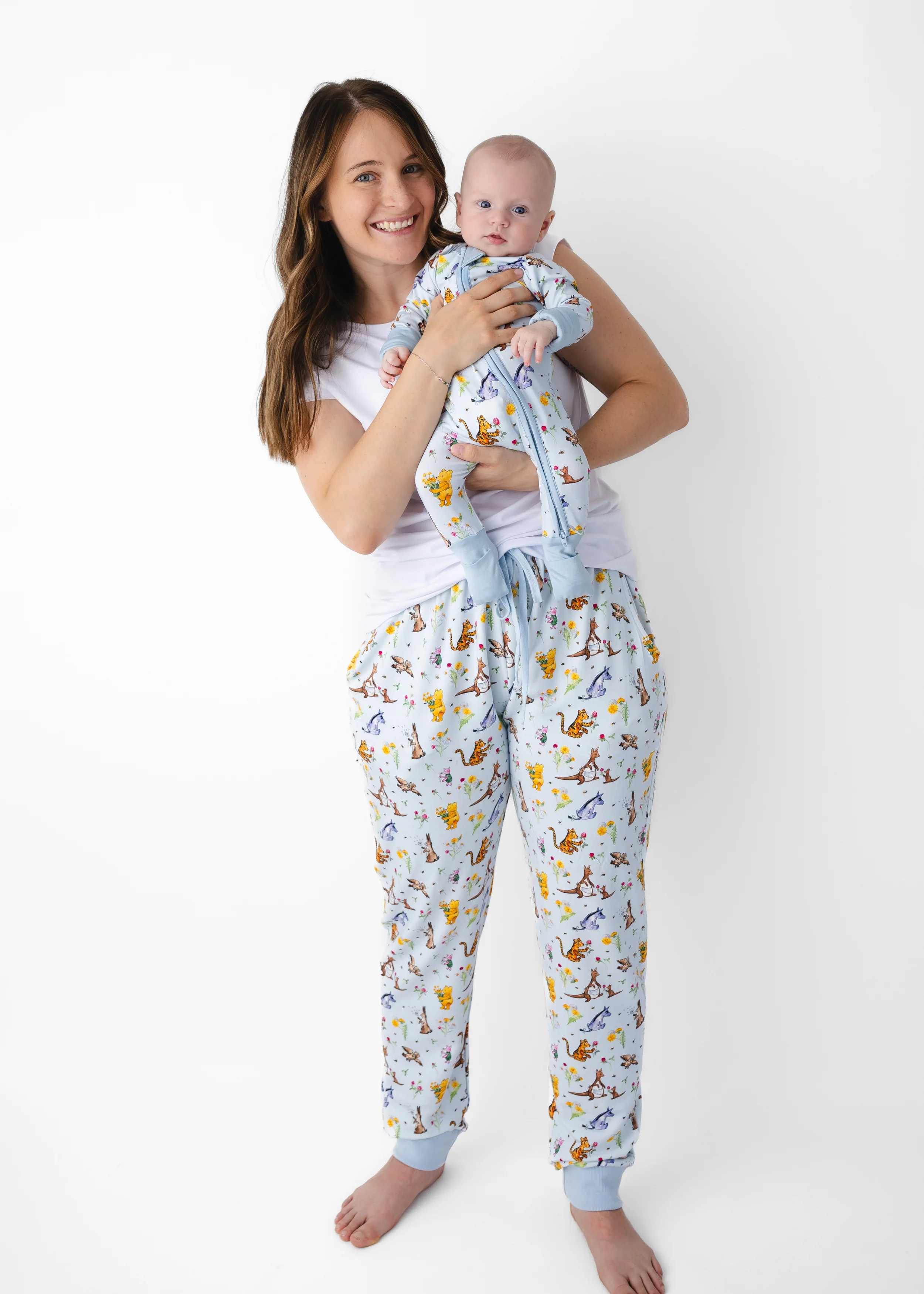 Winnie-the-Pooh in Bloom Adult Unisex Jogger Pants - Image 3