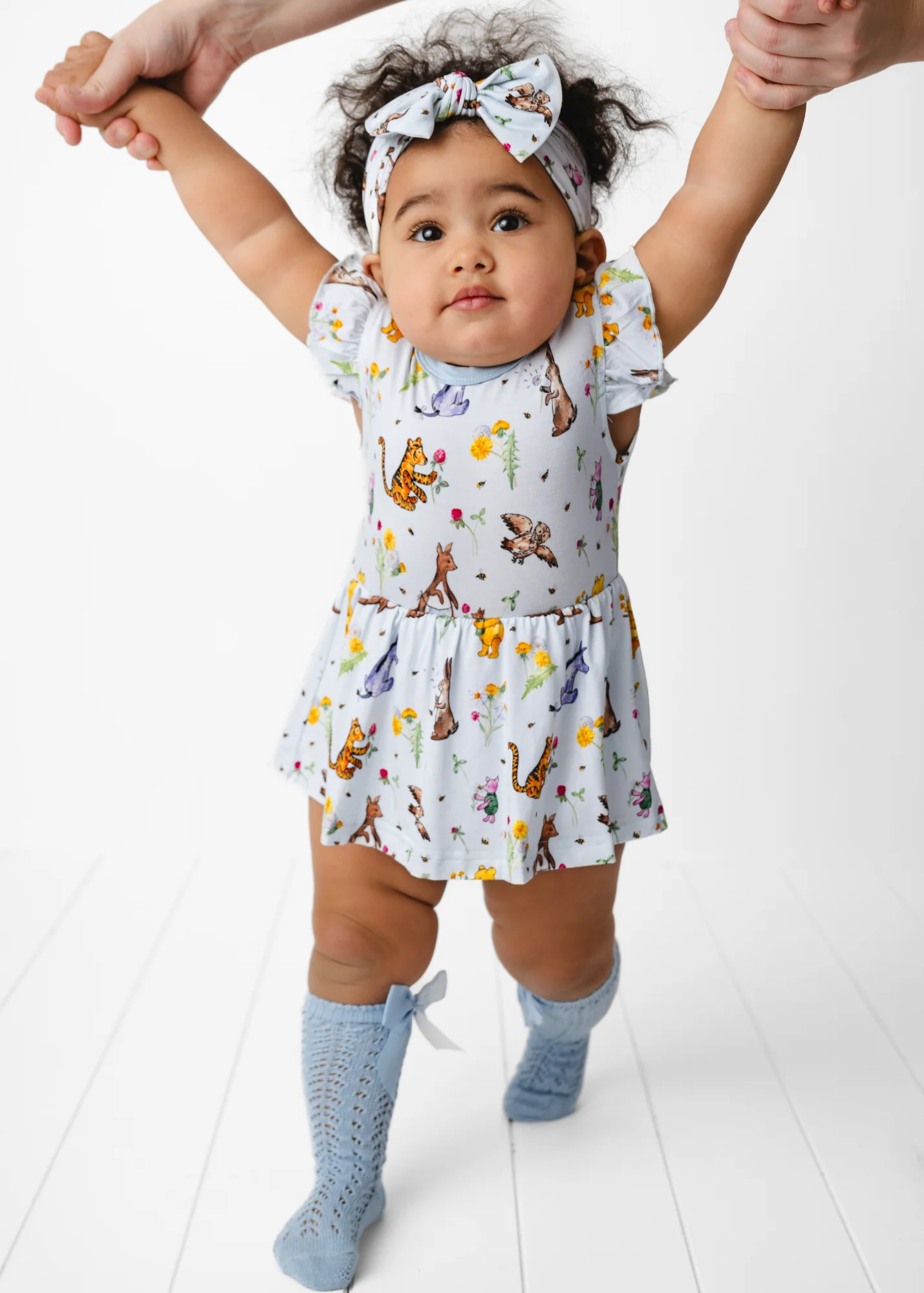 Winnie-the-Pooh in Bloom Baby Flutter Dress - Image 3