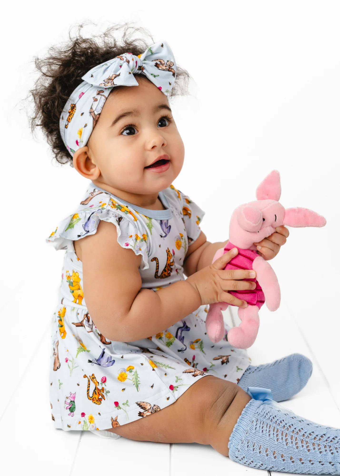 Winnie-the-Pooh in Bloom Baby Flutter Dress - Image 4
